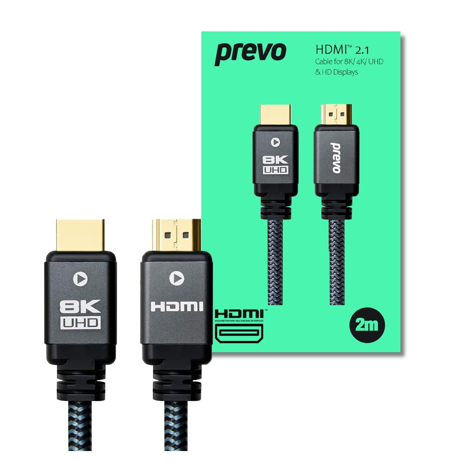 Prevo HDMI-2.1-2M HDMI Cable 2m