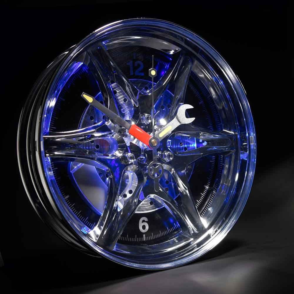 Neon Rim Wall Clock