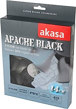 AKASA AK-FN062 APACHE Black Fan