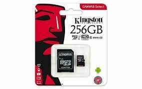Kingston Canvas Select Plus 256GB Micro sd card