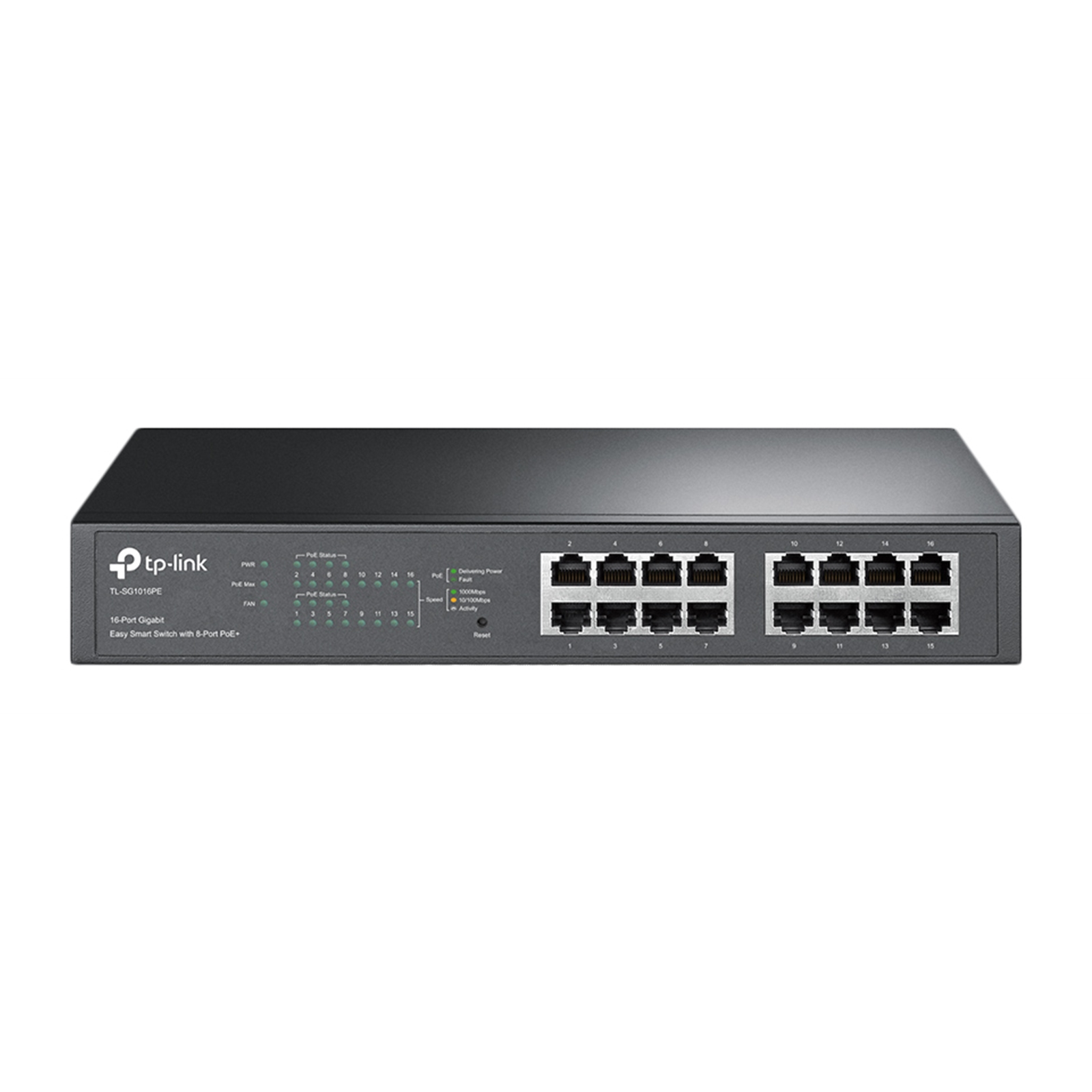 TP-Link TL-SG1016 16-Port Gigabit Rackmount Network Switch, 10/100/1000Mbps RJ45 Ports, Rack-mountable