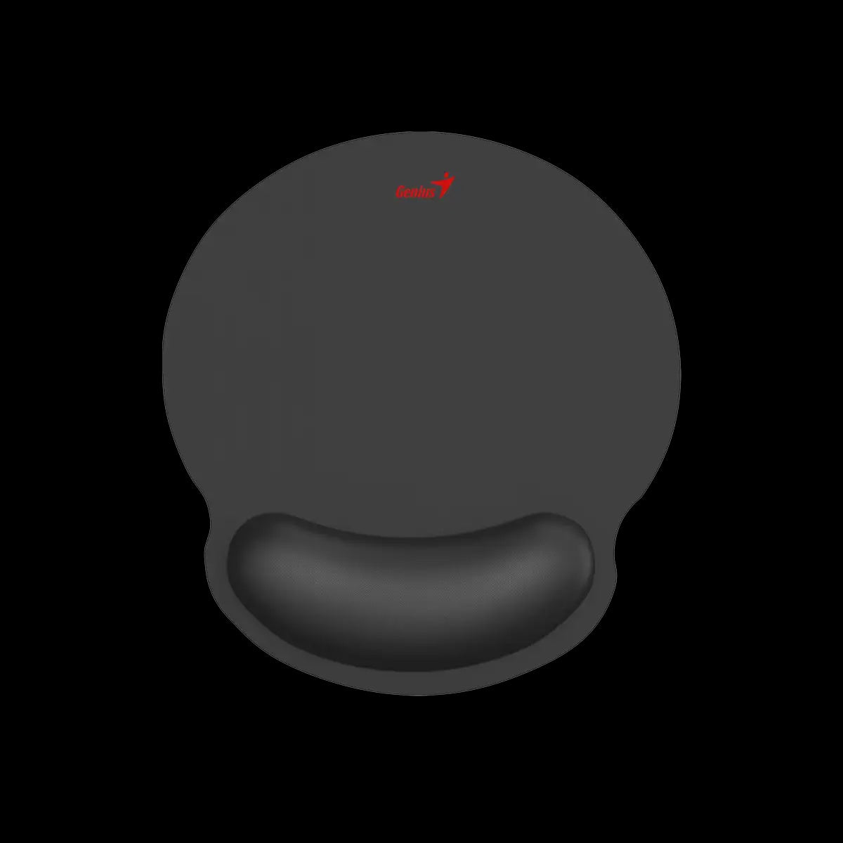 Genius G-WMP100 Ergonomic Mouse Pad with Wrist Rest for Support and Comfort with Anti-Slip Rubber Base, Black