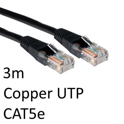 RJ45 (M) to RJ45 (M) CAT5e 3m Black