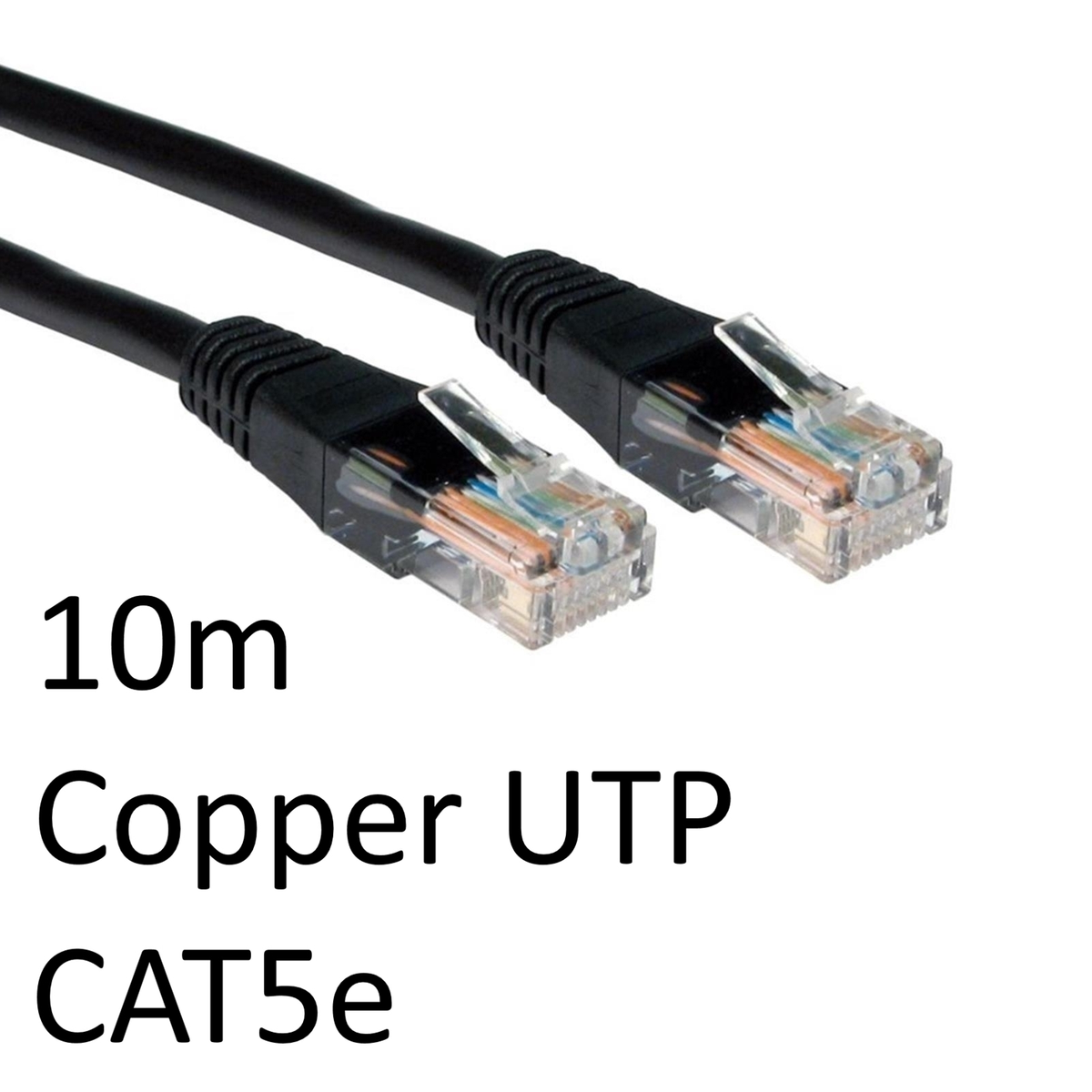 RJ45 (M) to RJ45 (M) CAT5e 10m Black