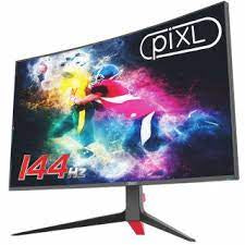 piXL 32" 144Hz/ 165Hz Curved HDR G-Sync Compatible 5ms Frameless Gaming Monitor with FreeSync