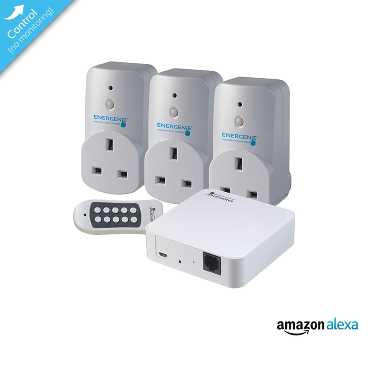 Energenie Mi|Home Triple Smart Plug & Hub Starter Pack